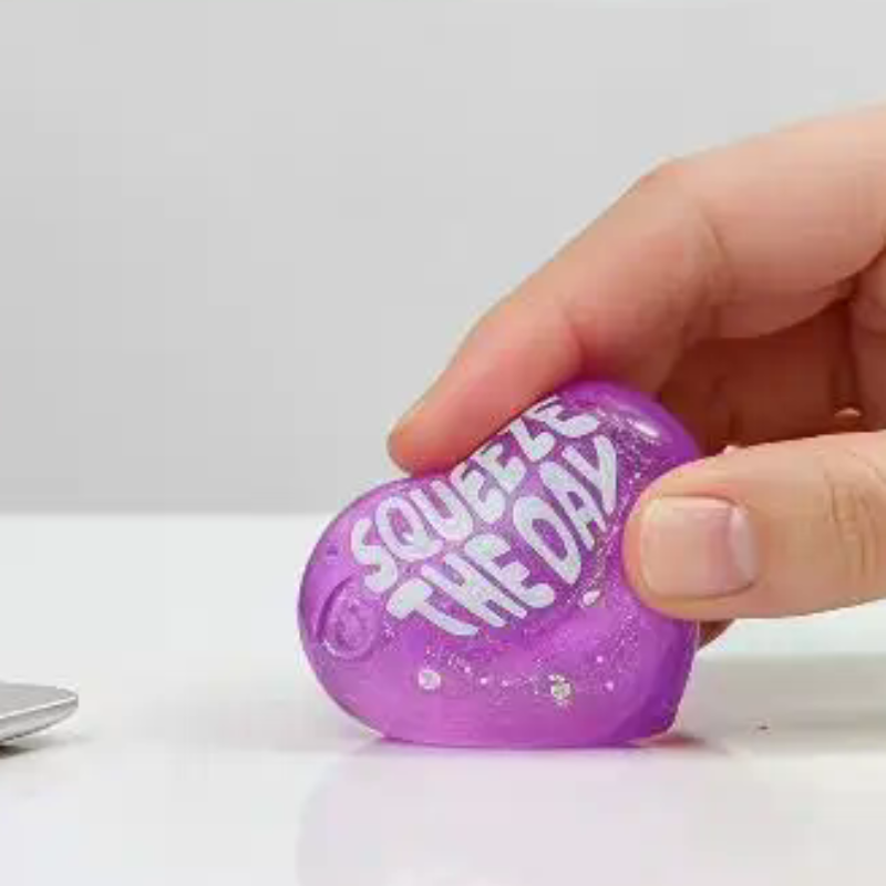 Kids Toys Quotes - Błyszcząca zabawka antystresowa w kształcie serca
