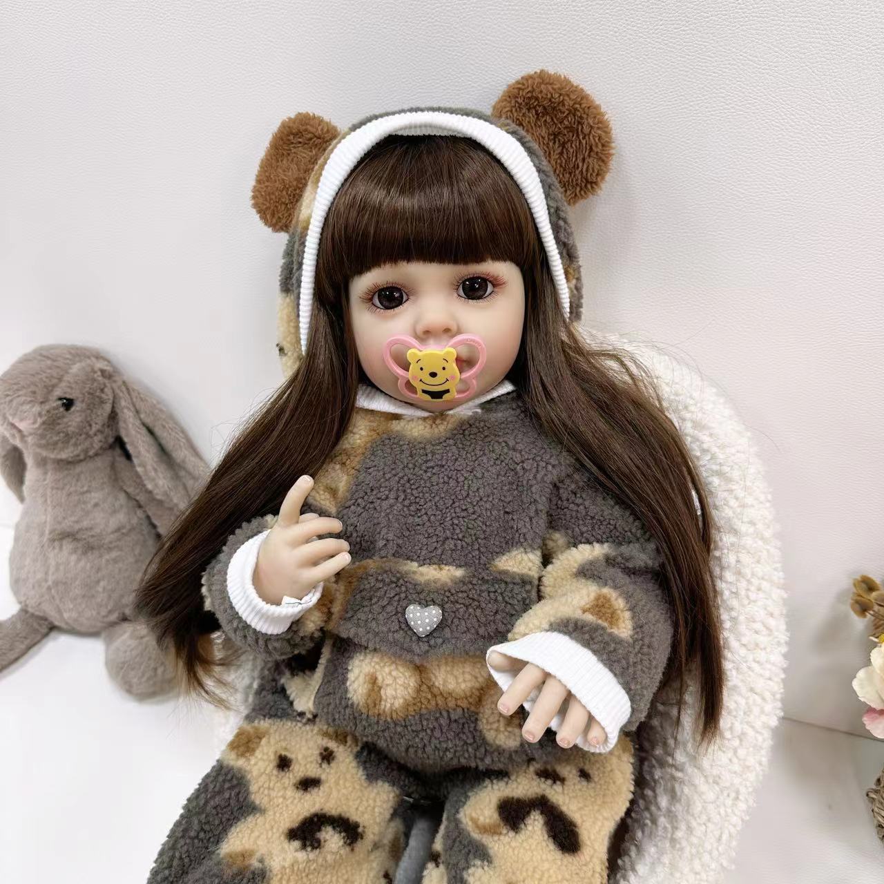 Kids Toys New Born - Cokela 55cm Realistyczna Lalka Reborn Noworodek