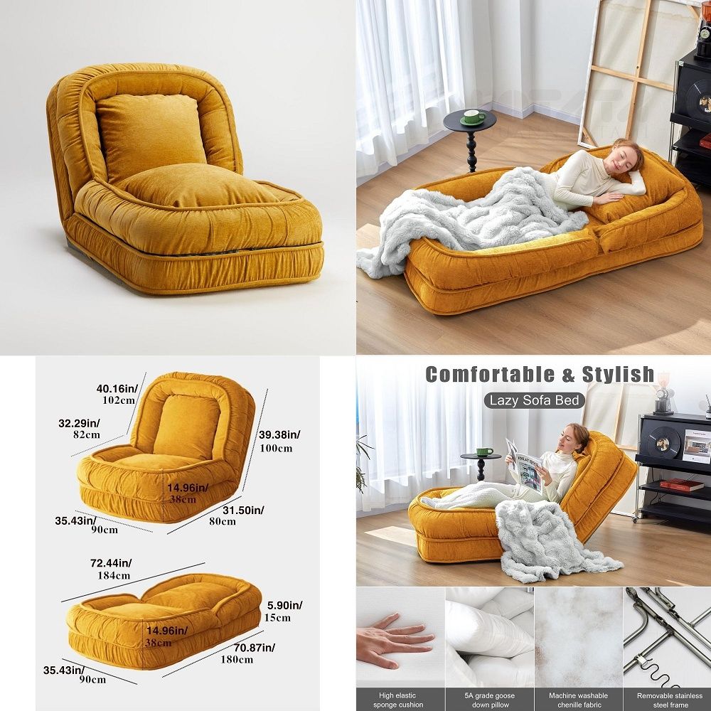 Kids & Toys Expo Saudi Arabia - Składana leniwa sofa-łóżko, krzesło podłogowe, regulowane