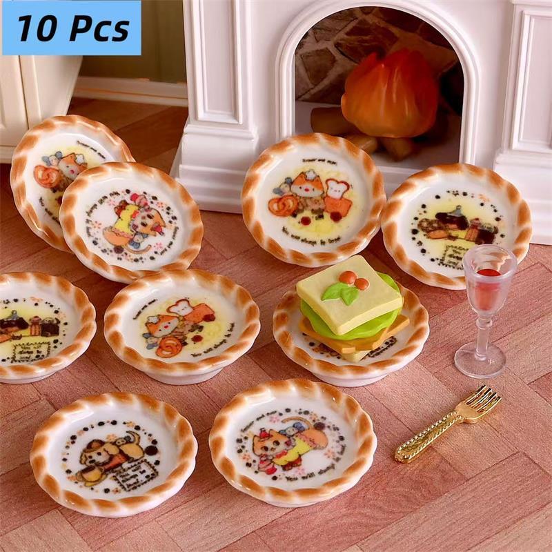 Kids Toys Home - 10 sztuk/zestaw Miniaturowe formy do pieczenia