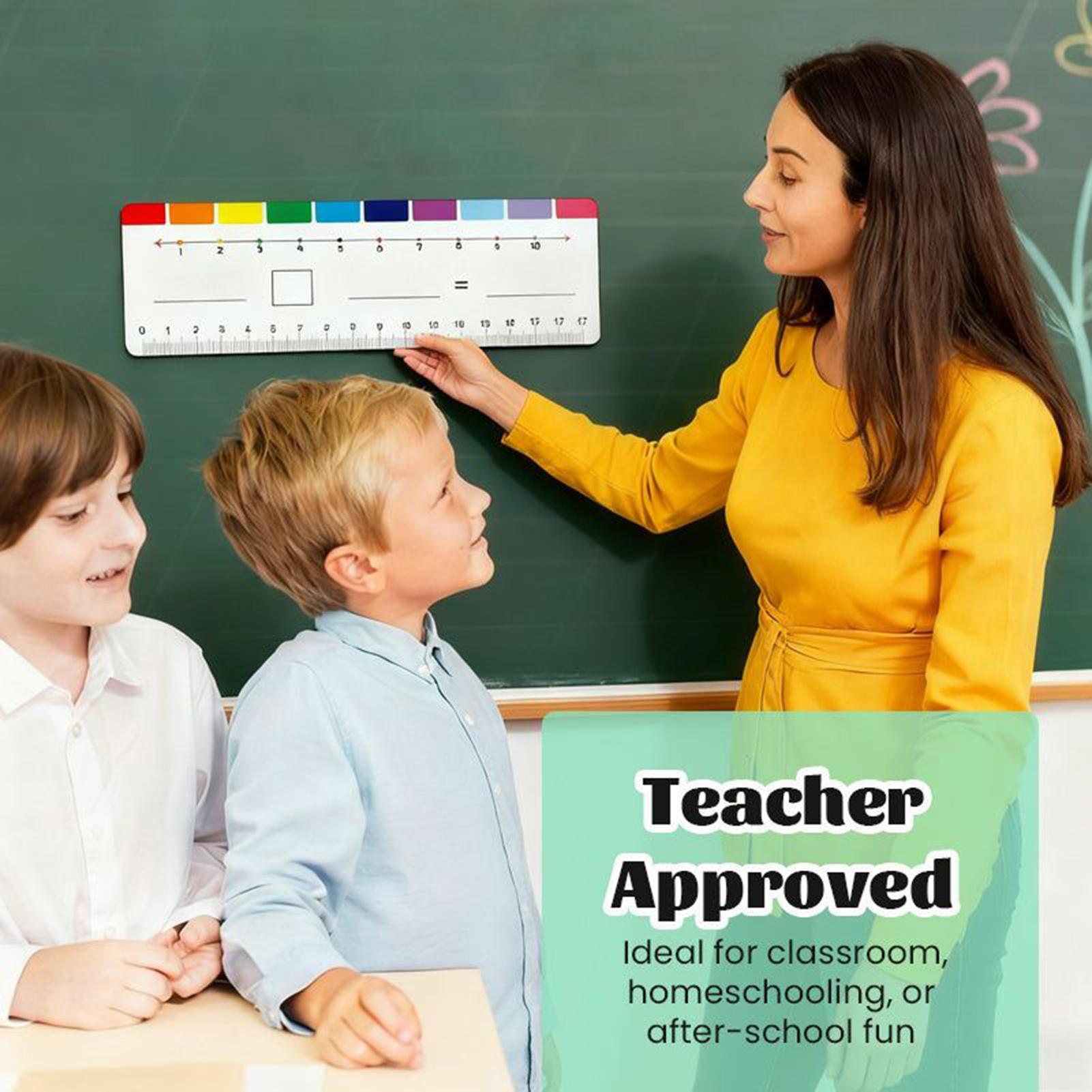 Kids Toys Home - Zestaw kart edukacyjnych z liniami liczeniowymi