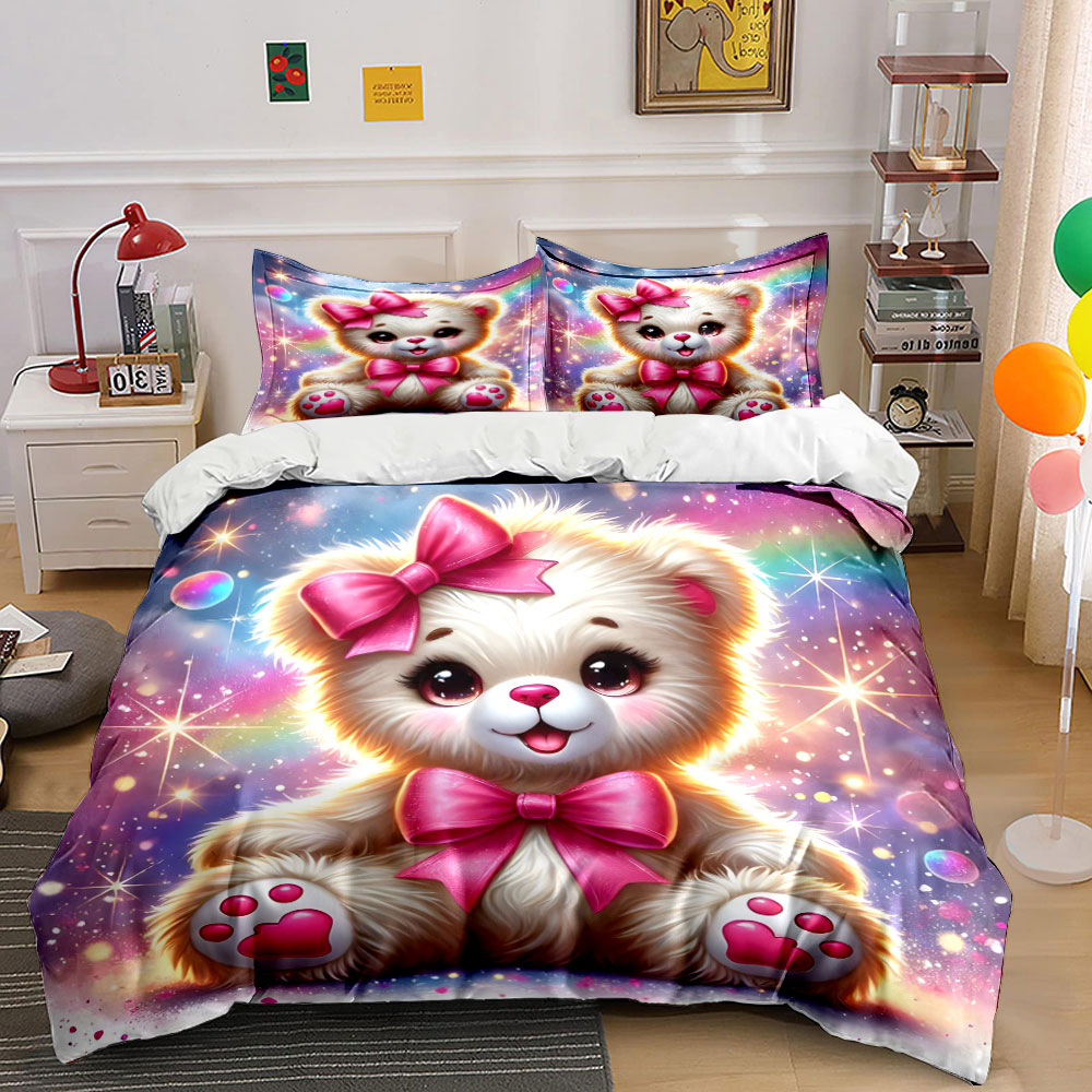 Kids Toys Home - Pluszowa zabawka z tęczowymi brokatami, luksusowy