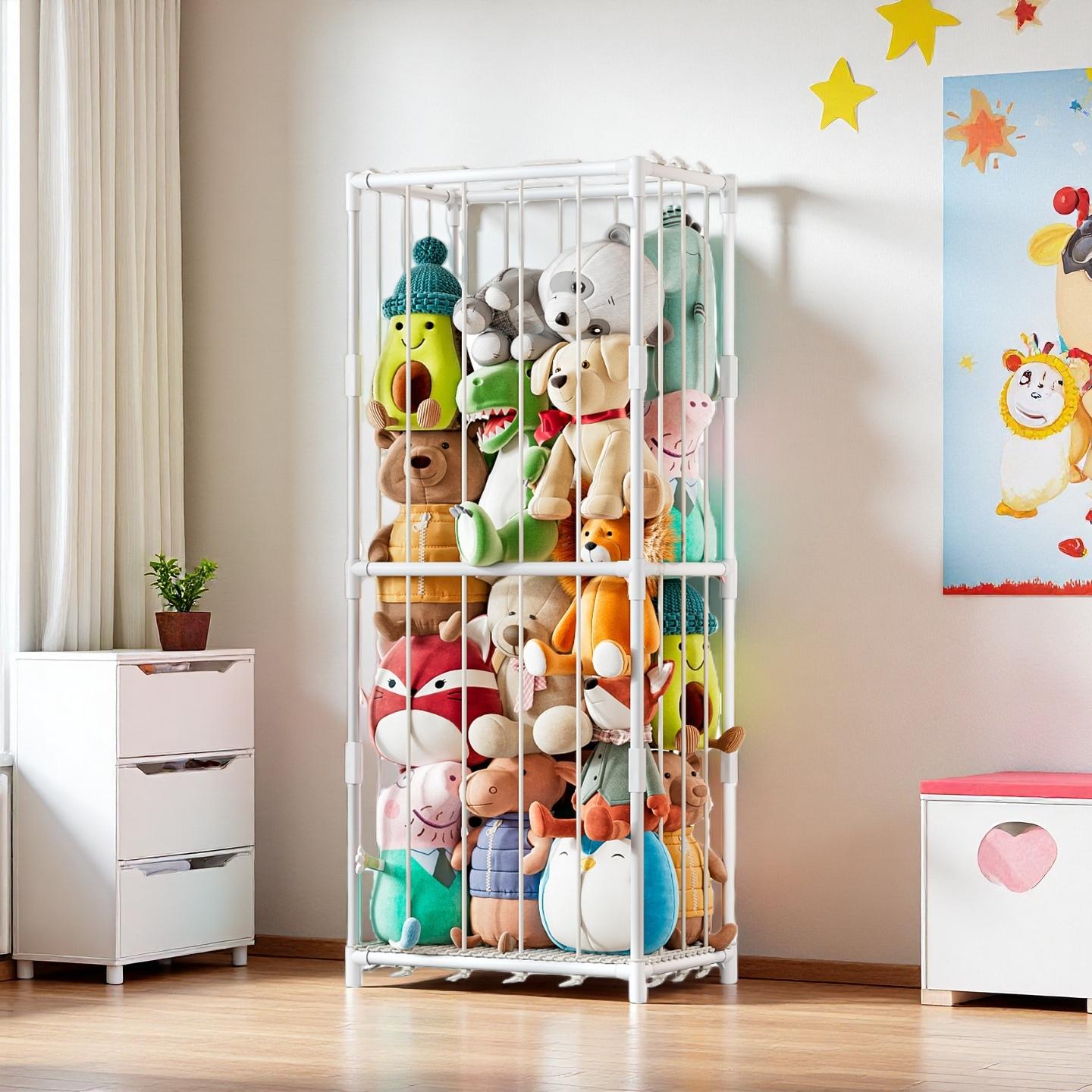 Kids & Toys Expo Saudi Arabia - Pionowy organizer na pluszaki w stylu