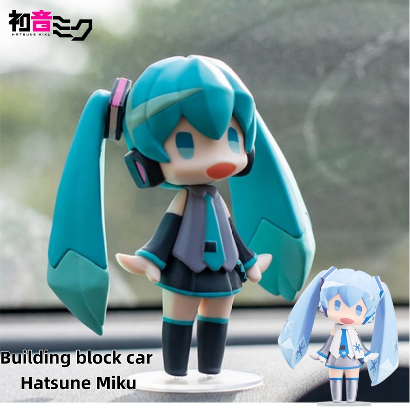 Lego Building Blocks - Figurka anime Miku i zestaw klocków