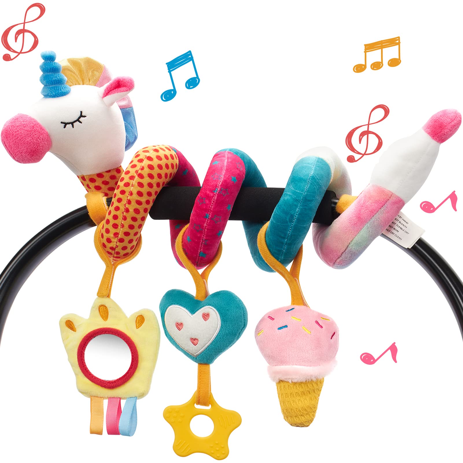 Kids Toys New Born - Fotelik samochodowy zabawki dla niemowląt grzechotka