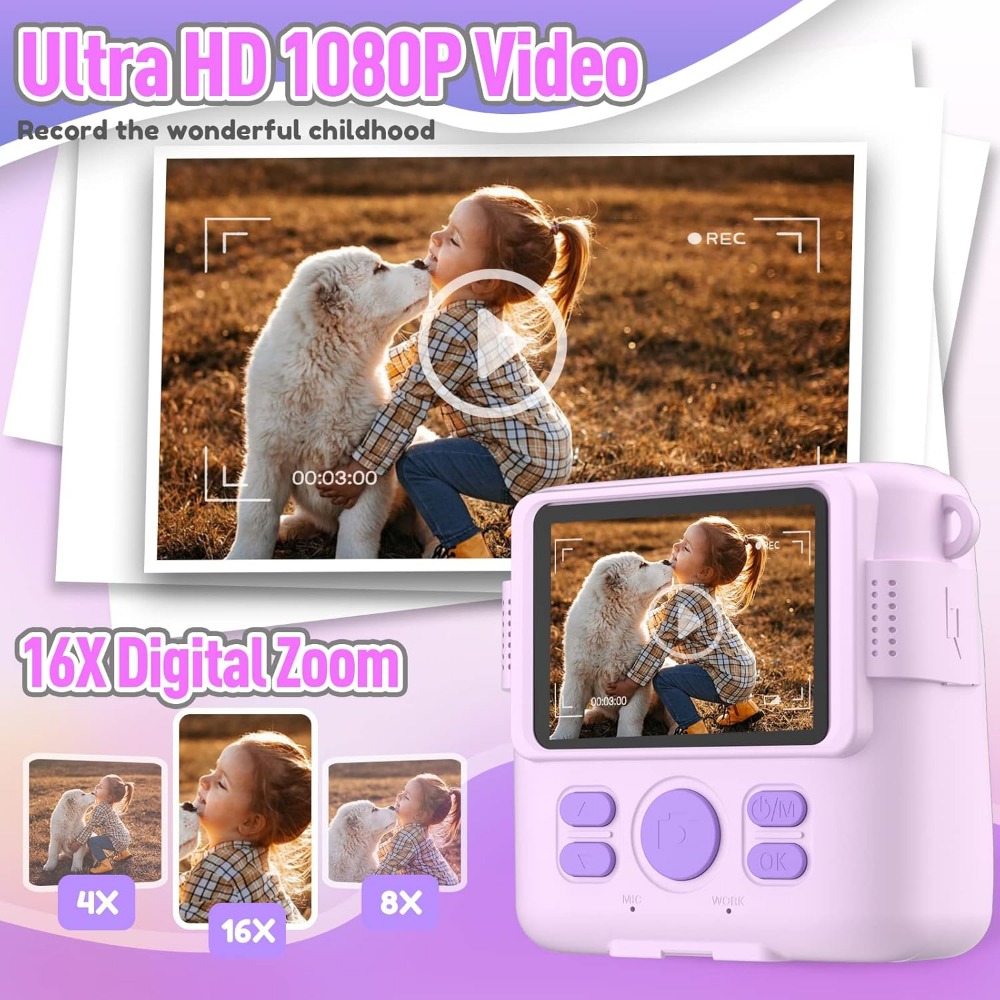 Natychmiastowy aparat fotograf – Toys For Kids Video recenzja i cena