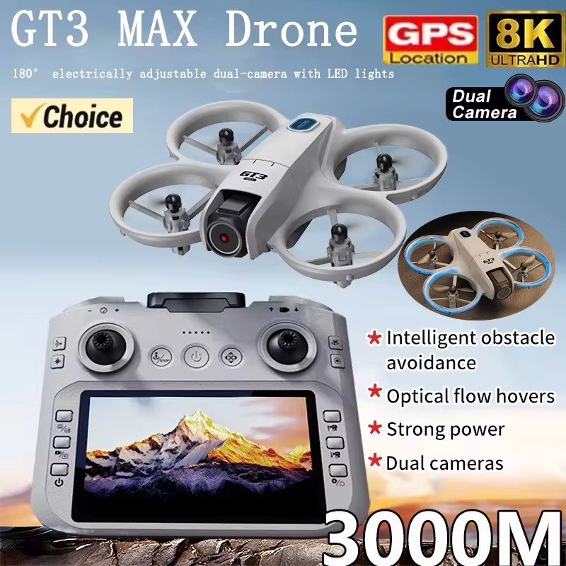 Dron RC 2026 GT3Max HD 8K z sz – Toys For Kids Video recenzja i cena