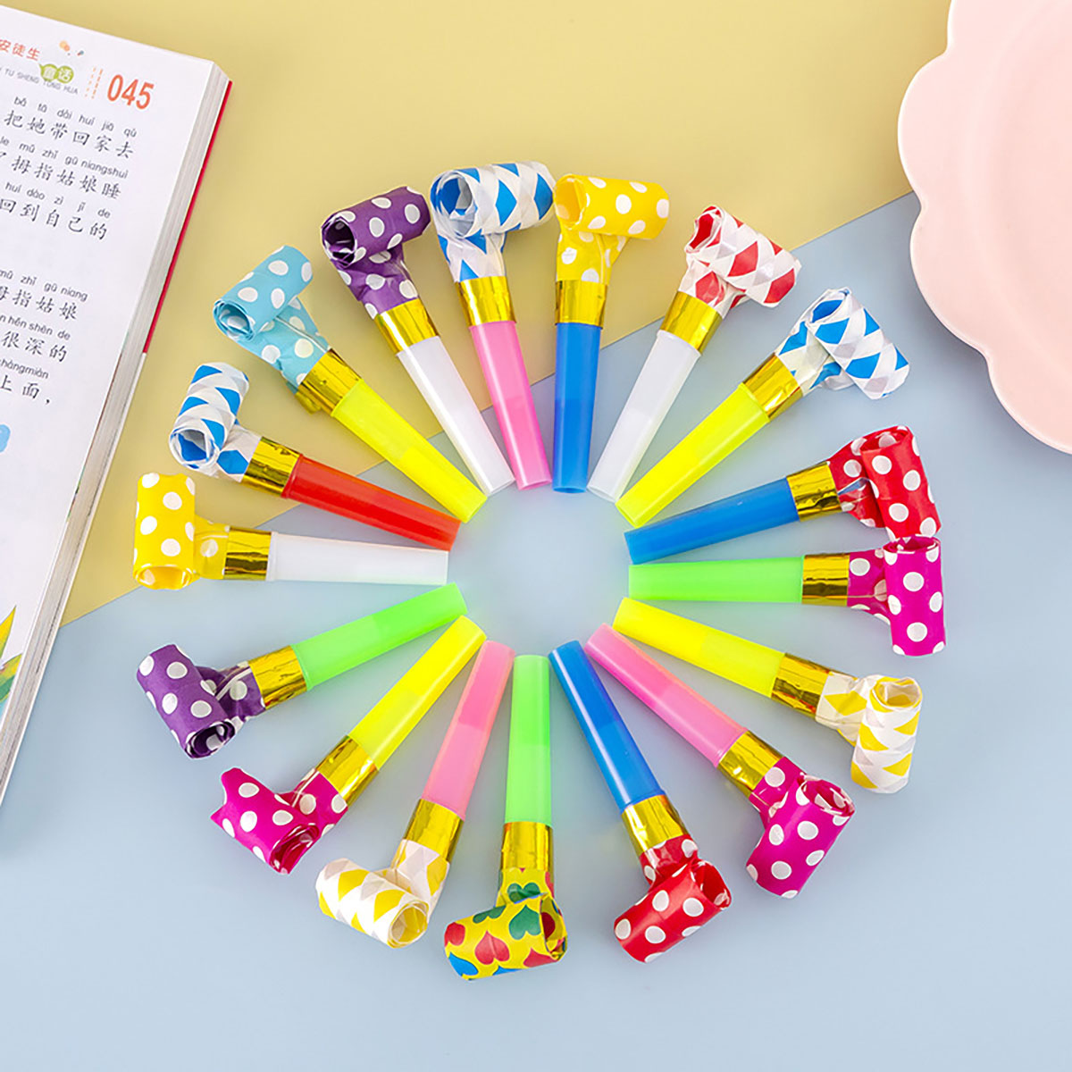 30 SZTUK Kolorowe gwizdki Zaba – Kids Toys Easter recenzja i cena