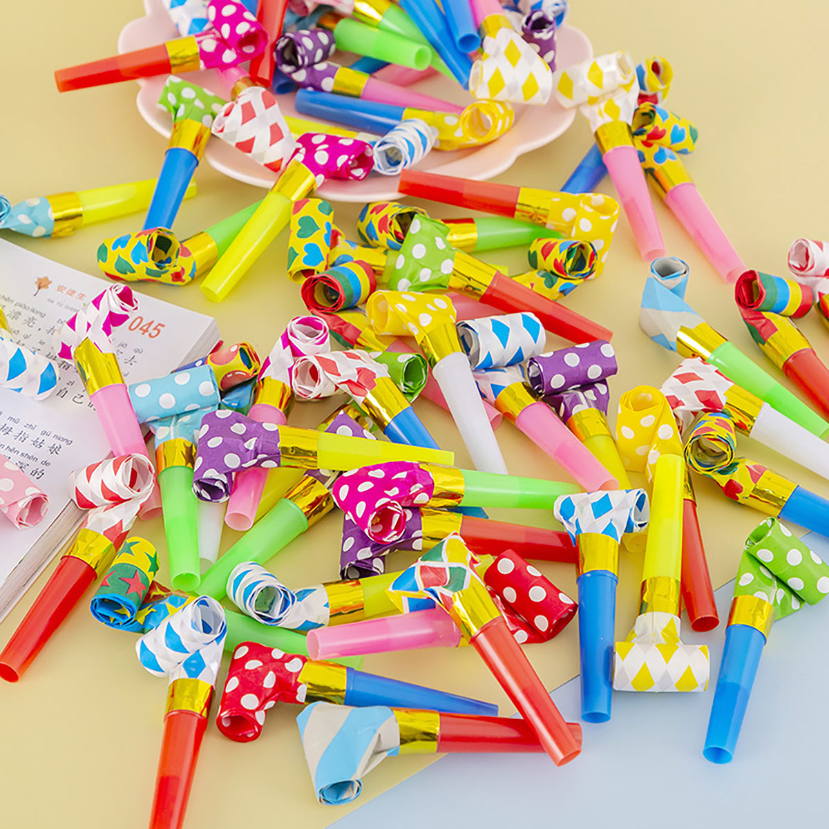 30 SZTUK Kolorowe gwizdki Zaba – Kids Toys Easter recenzja i cena