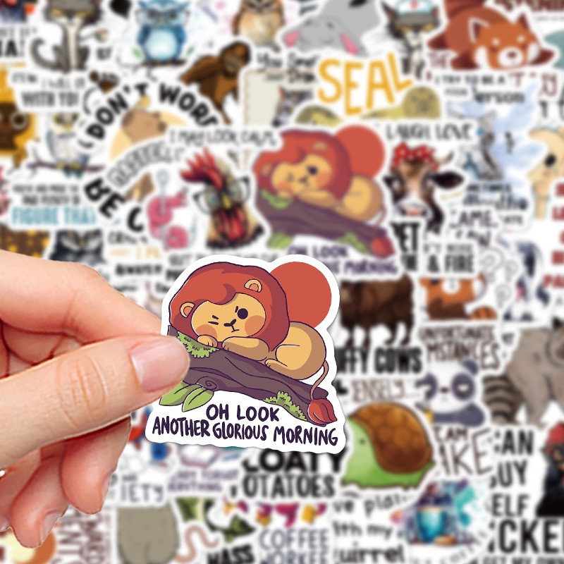 50 SZTUK Śmieszne Naklejki z K – Kids Toys Quotes recenzja i cena