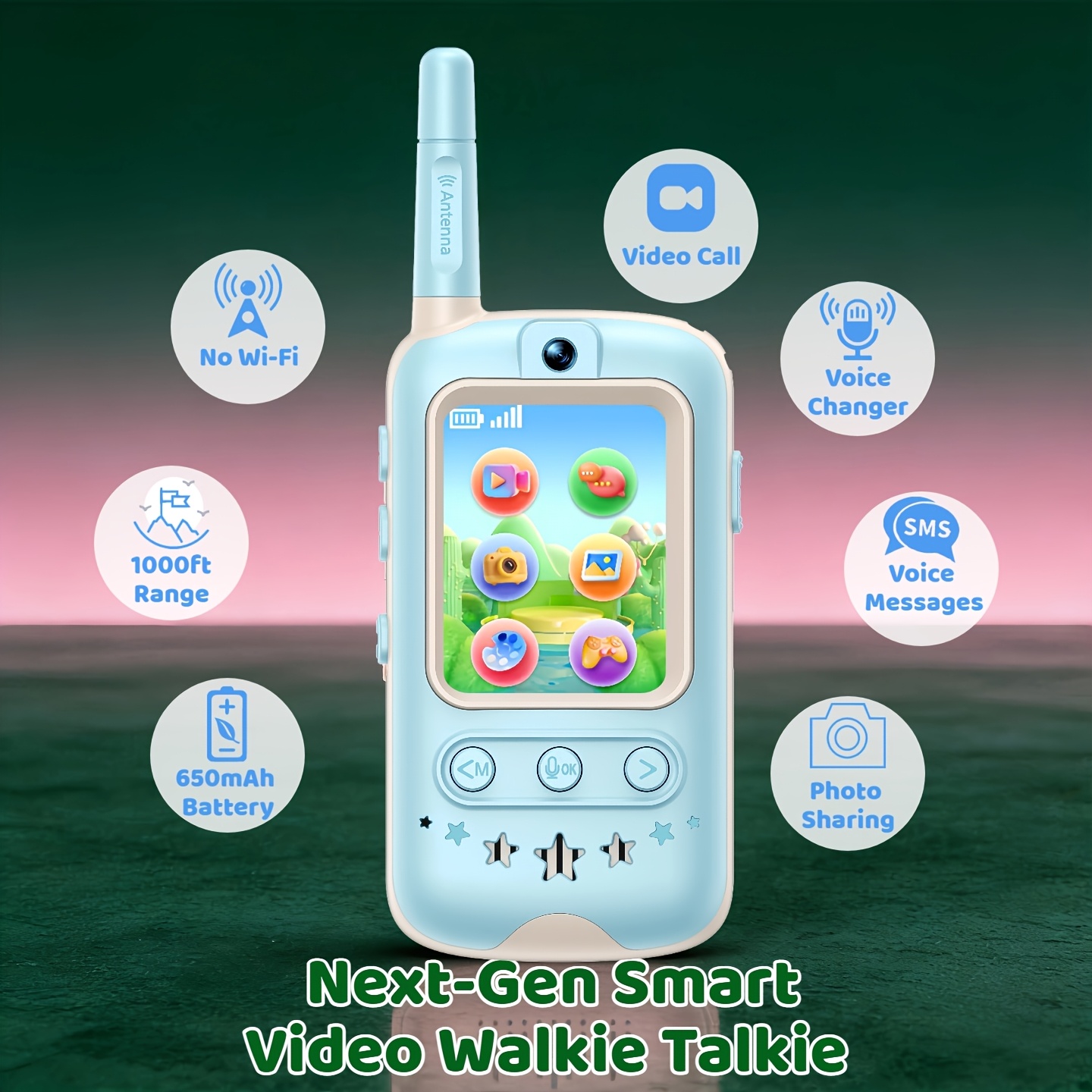 Zestaw Walkie Talkie z Wideo,  – Toys For Kids Video recenzja i cena