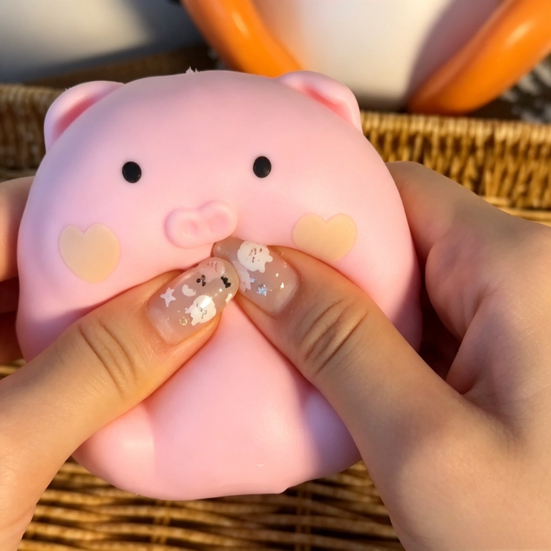 Krucha Różowa Świnka Gniotek R – Sensory Fidget Toys recenzja i cena