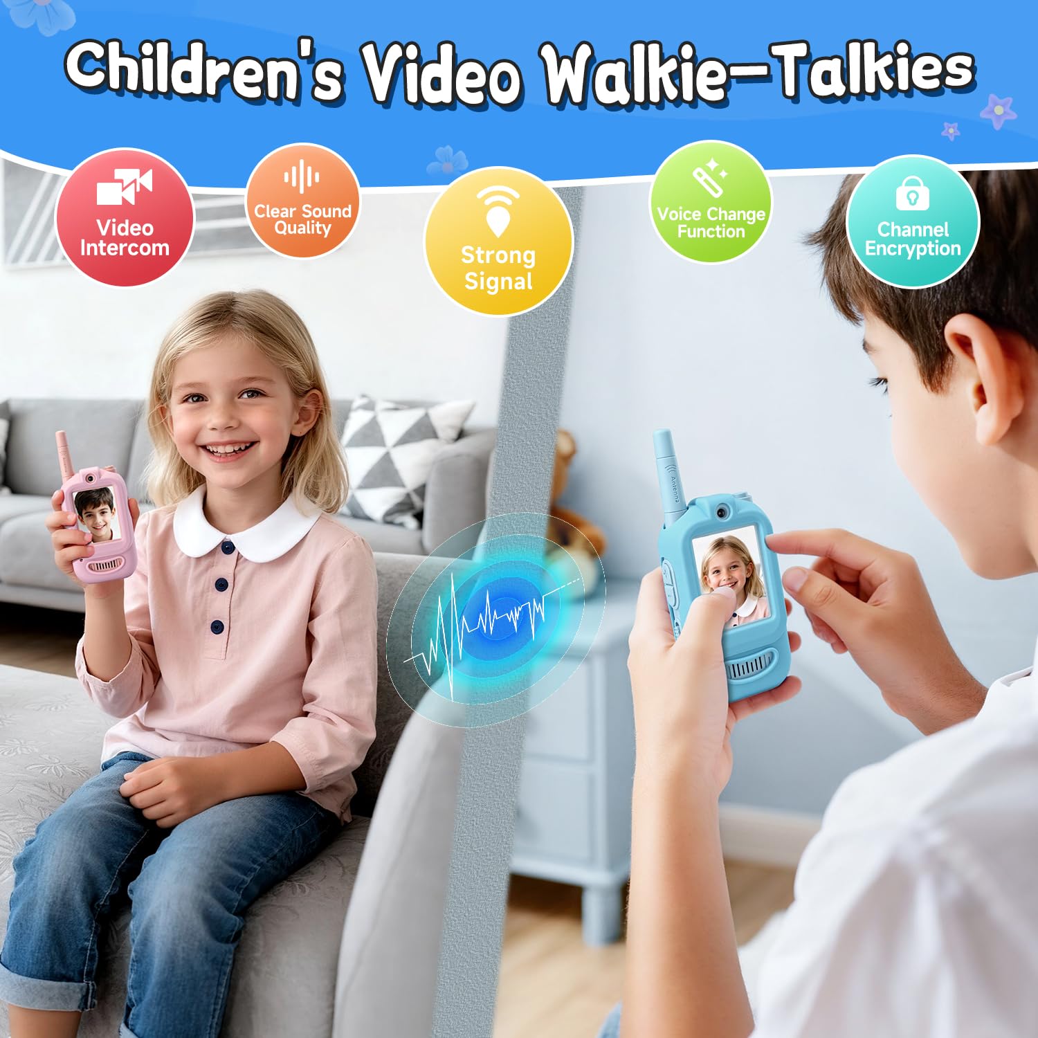 Dziecięce walkie-talkie z wide – Toys For Kids Video recenzja i cena