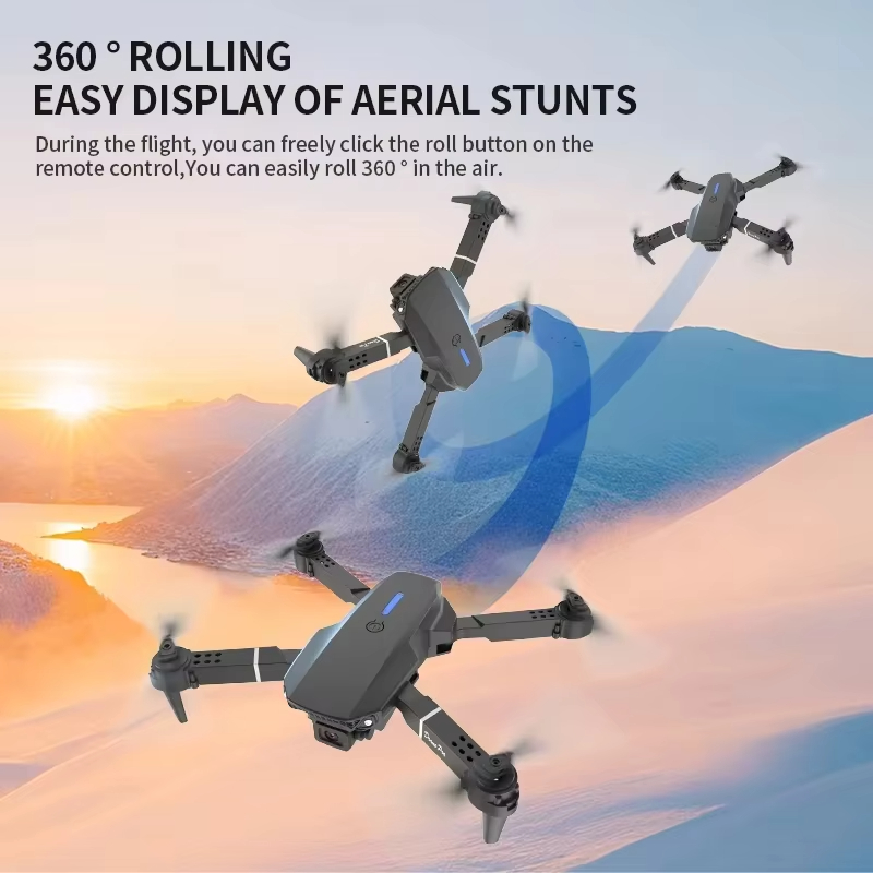 Nowy dron E88 2026 z kamerą 8K – Toys For Kids Video recenzja i cena