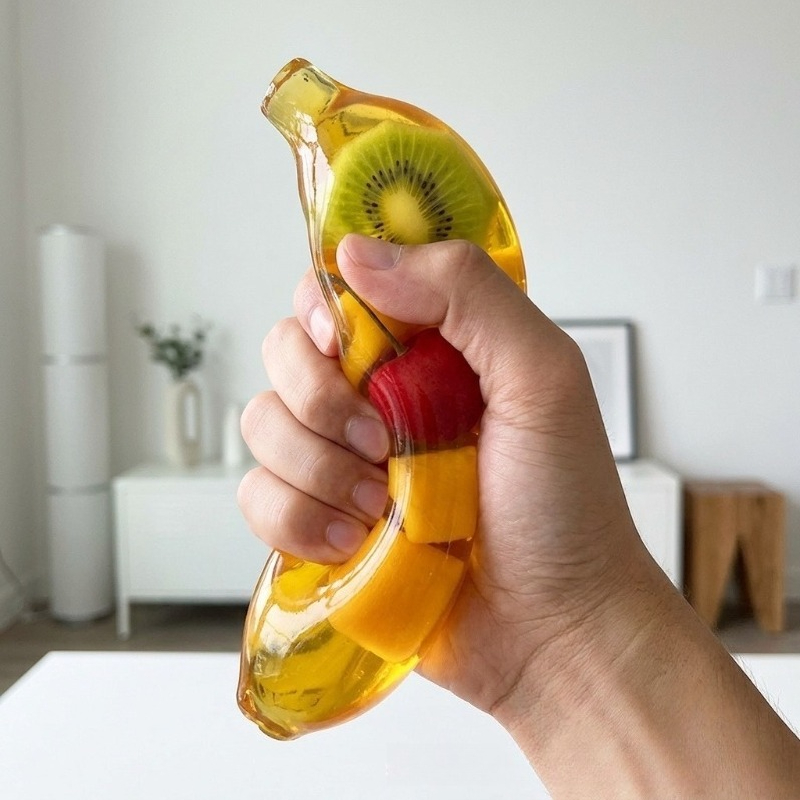 Fruit Banana Jelly Squishy Toy – Sensory Fidget Toys recenzja i cena